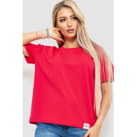 Футболка женская однотонная, цвет коралловый, 115R0510