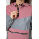 Спорт костюм женский демисезонный, цвет пудрово-серый, 119R527