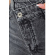 Шорты женские джинсовые, цвет темно-серый, 214R3017