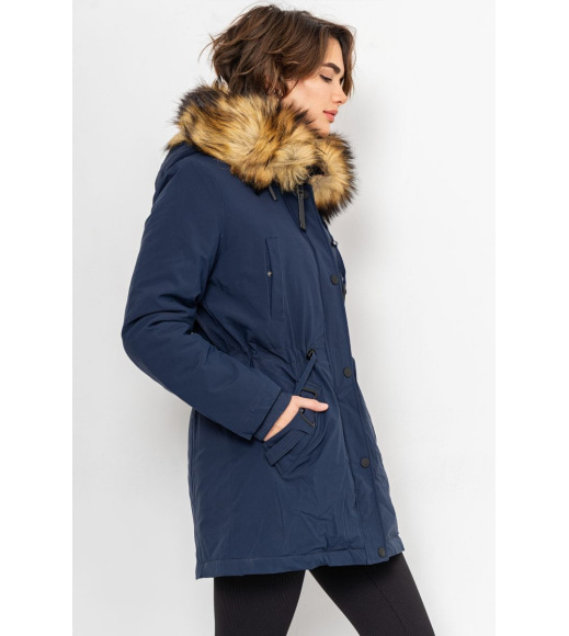 Куртка женская, цвет темно-синий, 224R19-11