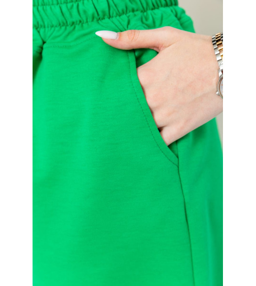 Шорты женские однотонные, цвет светло-зеленый, 102R326