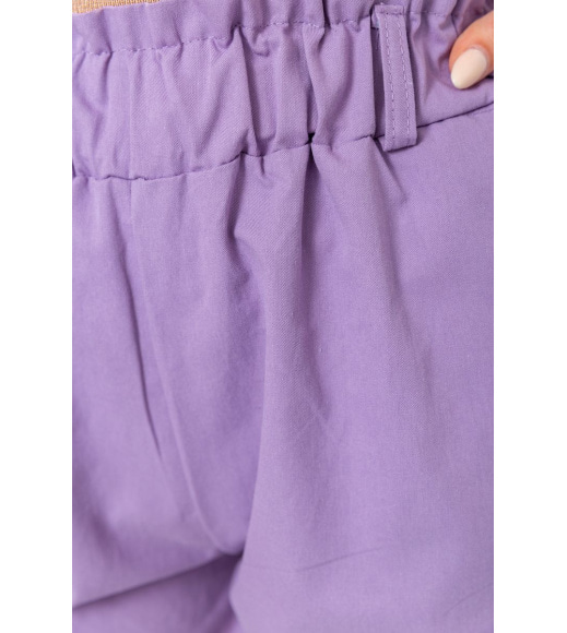 Шорты женские классические, цвет светло-фиолетовый, 214R828