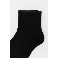Носки женские однотонные, цвет черный, 151RBY-289