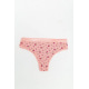 Труси жіночі стрінги, колір рожевий, 131R3866