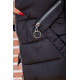 Демисезонная куртка с капюшоном, черного цвета, 167R2227