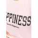Футболка женская с принтом, цвет светло-розовый, 221R3063