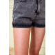 Женские джинсовые шорты, серого цвета, 164R3358