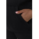 Спортивний костюм жіночий на флісі, колір чорний, 102R5221