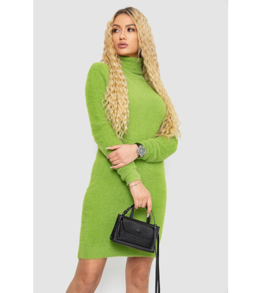 Платье -гольф травка, цвет фисташковый, 129R5709