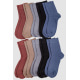 Комплект женских носков 10пар парфюмированные, цвет бежевый;джинс;серый;сливовый;чёрный;, 151RY118
