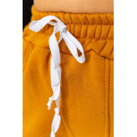 Спорт брюки женские на флисе, цвет светло-коричневый, 119R167