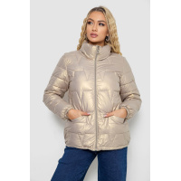 Куртка женская демисезонная, цвет бежевый, 243R005
