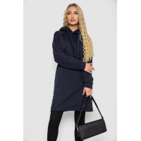 Туника женская на флисе, цвет темно-синий, 243R462