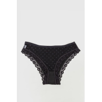 Трусы женские однотонные, цвет черный, 131R6040