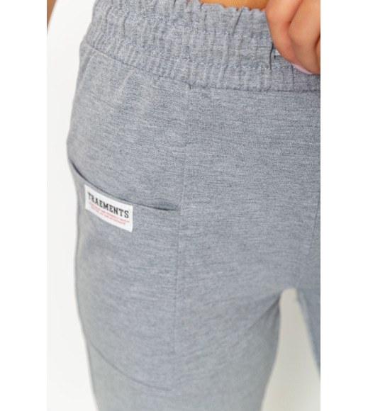 Спортивные штаны женские, цвет светло-серый, 129R3016