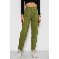 Джинсы женские, цвет оливковый, 250R1574