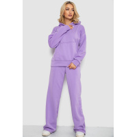 Спортивный костюм женский на флисе, цвет сиреневый, 177R056