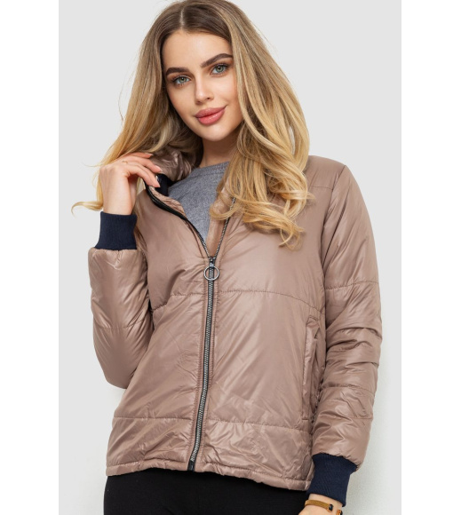 Куртка женская демисезонная, цвет мокко, 244R1505
