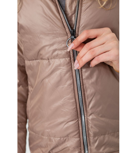 Куртка женская демисезонная, цвет мокко, 244R1505