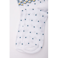Жіночі шкарпетки, середньої довжини, білого кольору, 167R777
