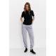 Спортивные штаны женские демисезонные, цвет светло-серый, 206R001