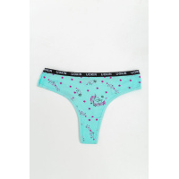 Трусы женский стринги, цвет мятный, 131R3980