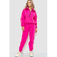 Спортивный костюм женский на флисе, цвет розовый, 102R401