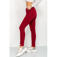 Спортивные штаны женские демисезонные, цвет бордовый, 226R025