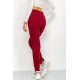 Спортивні штани жіночі демісезонні, колір бордовий, 226R025