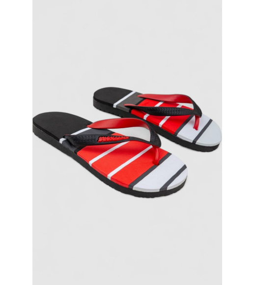 Вьетнамки женские, цвет красно-черный, 243R2002L-91