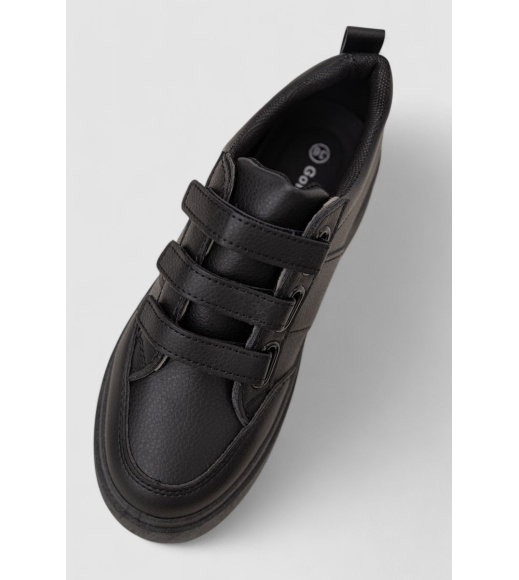 Кроссовки женские демисезонные на платформе, цвет черный, 243R2024-11