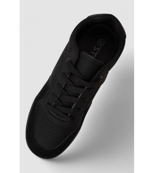 Кеды женские, цвет черный, 248RAD130-1R