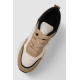 Кроссовки женские, цвет бежево-черный, 248RXM60