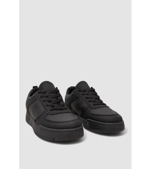 Кеды женские однотонные, цвет черный, 248RAD150