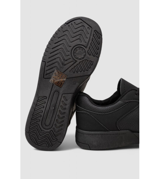 Кеды женские однотонные, цвет черный, 248RAD150