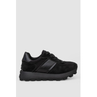 Кроссовки женские, цвет черный, 248R213