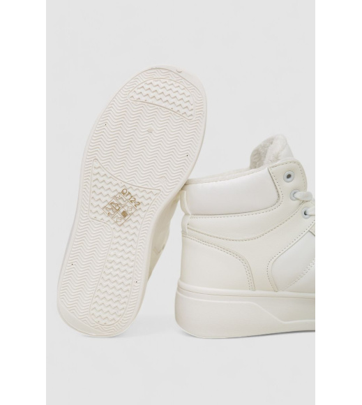 Кроссовки женские зимние на меху, цвет белый, 248RQT12