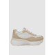 Кроссовки женские, цвет бело-бежевый, 248RXM100