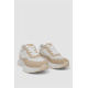Кроссовки женские, цвет бело-бежевый, 248RXM100