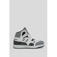 Кроссовки женские демисезонные, цвет серо-черный, 243R8939B