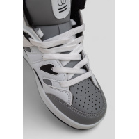 Кроссовки женские демисезонные, цвет серо-черный, 243R8939B