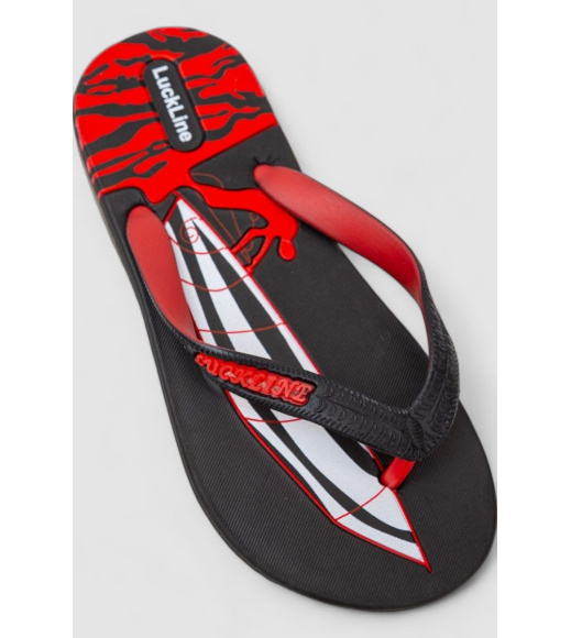 Вьетнамки женские, цвет черно-красный, 243R2002L-21