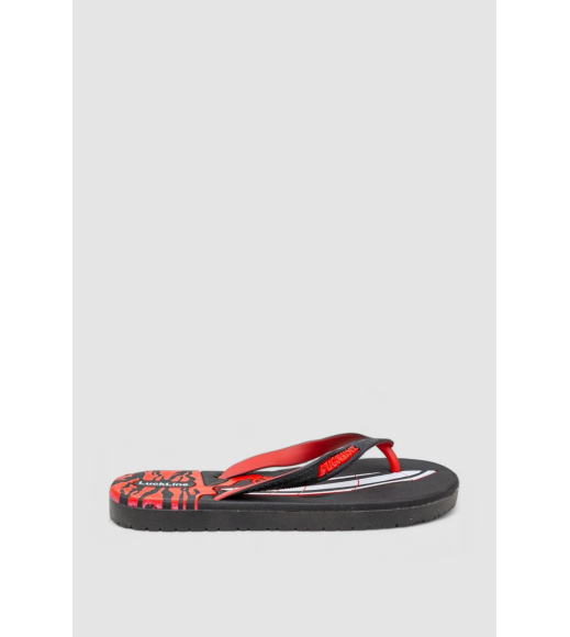 Вьетнамки женские, цвет черно-красный, 243R2002L-21