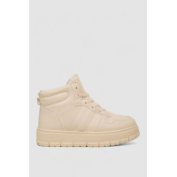 Кроссовки женские зимние на меху, цвет бежевый, 248RMB17