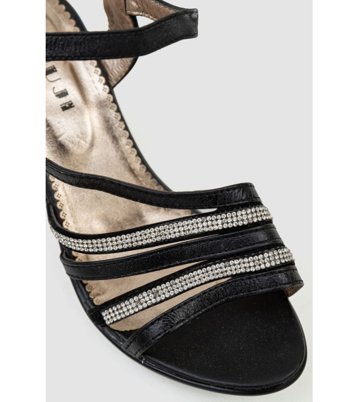 Боссоножки женские, цвет черный, 182RA166