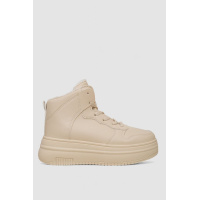 Кроссовки женские зимние на меху, цвет бежевый, 248RAM01