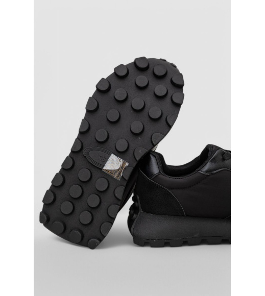 Кроссовки женские демисезонные, цвет черный, 248R214