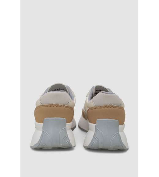 Кроссовки женские, цвет бежево-коричневый, 248RXM40-95