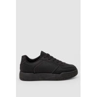 Кеды женские однотонные, цвет черный, 248RAD20