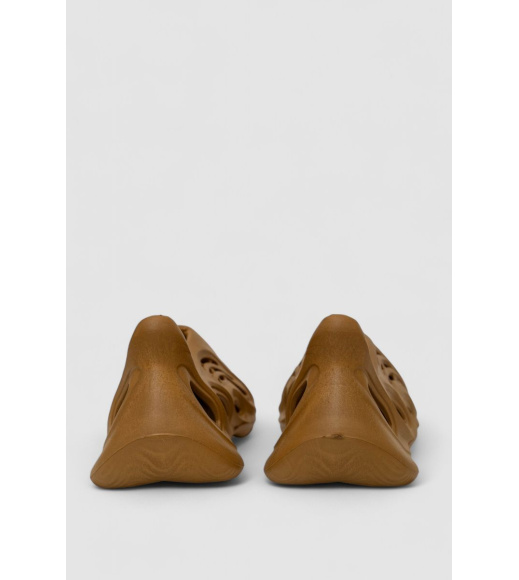 Кроксы женские с закрытым задником, цвет коричневый, 248RCX302